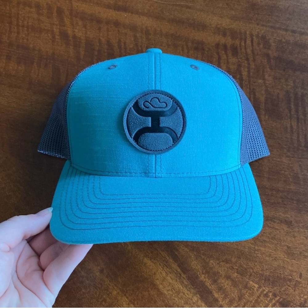 Teal and Gray Hooey Hat